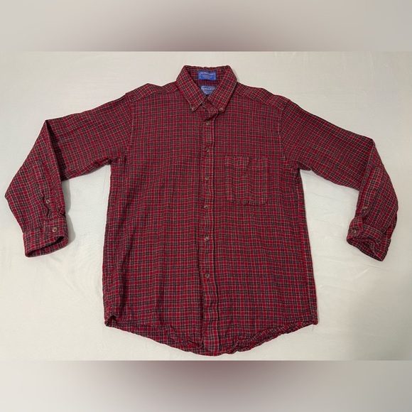 Pendleton Other - Pendleton Sir Pendleton Wool Button Up Shirt Men’s Size M Red 100% Virgin Wool‎